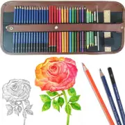 Drawing Pencils Sketching Kit Graphite Charcoal Colored Pencils for Adult Art...