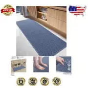 Machine Washable Waffle Bath Mat - Absorbent, Soft, and Non-Slip for All Seasons