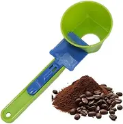 Coffee Scoop Funnel, Portable Measuring Spoon Tool, Kitchen Seasoning Funnels, Precise Dry Goods Dispenser, Compact Brewing Accessory, Easy Pour Coffee Ground Scoops
