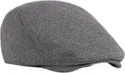 [Colaxi] Beret Cap Men Women Flat Cap 55-59cm Casual Warm Male Peaked Hat Cabbie Driving Hat Newsboy Hat for Fishing Camping Gardening