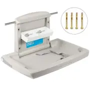 VEVOR Horizontal Baby Changing Table Wall-mounted Baby Diaper Changing Statio...