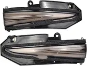 Turn Signal Lights for Toyota for RAV4 Xa40 for Highlander XU50 for Noah for Voxy for Esquire 2014-2018 Car Dynamic Blinker LED Mirror Turn Signal Light Turn Signal Lights(Dynamic Smoked)