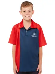 Jarrah Navy/Red SS Polo