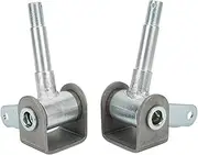 MUNEFE 2pcs Go Kart Spindle Set, Go Cart Disc Brake Kit, Go Kart Frame for Ensuring Long Lasting Performance Of Karting Accessories