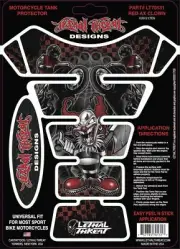 Tank Protector Lethal Threat Designs "Red Ax Clown" 1 Pack LT70131