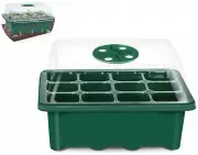5 Set 12 Hole Plant Seeds Grow Box Propagation Nursery Seedling Starter Tray
