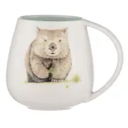 Ashdene Bush Buddies Wombat Snuggle 500ml Coffee/Tea Mug New Bone China White
