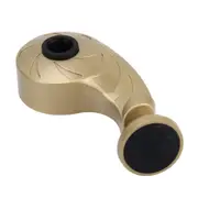 2 In 1 Vehicle Back Seat Hanger Hook Mobile Phone Magnetic Holder(Gold)