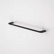 Caroma Contura II Single Towel Rail 620mm Matte Black 849033B