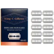 KING C GILLETTE DOUBLE EDGE RAZOR (4PACK)