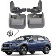 Custom mudflaps Set Car Mudguard Mud Flaps for XV Crosstrek 2012-2022 Molded Custom Front and Rear Mudflaps Splash Guards Flares Kit 4-PC Auto Accessories,Send 1 Car Wash Towel,2018~2022(2012~2017)