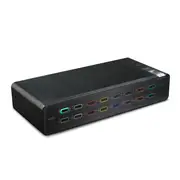 Universal 2nd Gen Secure KVM Switch, 16-Port Single Head w/ CAC