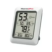 ThermoPro TP50 Digital Hygrometer Indoor Thermometer Room Thermometer and Hum...