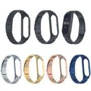Stainless Steel Watch Band Strap for Mi Band 5/Band 5 NFC Smart Bracelet