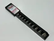 NOS Craftsman USA 34560 10pc 1/4" Drive SAE 3/16-9/16" Socket Set, Easy Read