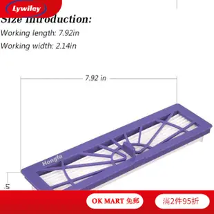 Lywiley 12 件機器人吸塵器更換過濾器清潔工具兼容 Neato Botvac D80 7e 85 D3 D5 D