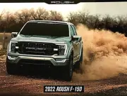 2022 ROUSH FORD F-150—650 HP—US DEALER SALES BROCHURE CARD—NEW