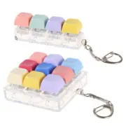 Ergonomic Switches Tester for Mechanical Keyboard Keychain Pendant 4/9Keys