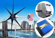 Patriot 1600 Watt Wind Turbine Generator PMA 12 V AC+ Charge Controller 6 Blade