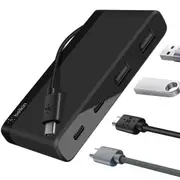 Belkin USB-C 4-Port Mini Hub (USB Type-C) - Black (F4U090btBLK) Connect Anywhere, 5Gbps Speed, Compact Travel-Ready, Ultra-Portable,2 Years Warranty F4U090btBLK