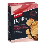 2 x Fantastic Delites Snacks Sweet Chilli & Sour Cream 100g