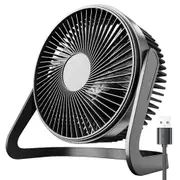Vivva 4/8 inch Portable mini USB Cooling Fan 360 Degree Rotation Small Desktop Quiet Fan