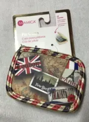 MIAMICA PILL CASE TRAVEL NEW YORK PARIS MY PILLS WITH 8 SECTION ORGANIZER NWT