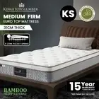 KINGSTON SLUMBER Mattress King Single Memory Foam Bed Euro Top Pocket Spring