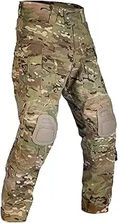 [VOTAGOO] G3 Combat Pants with Knee Pads Tactical Military Trousers Hunting Multicam Pants for Men Rip-Stop Airsoft Gear