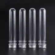 6 PCS Test Tube Bottle Clear Tubes Propagation Stations with Caps