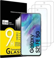 Samsung Galaxy S21 FE 5G Screen Protector Tempered Glass Bubble Free 3Pack