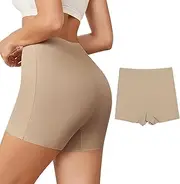 [Banamic] Womens Boy Shorts Seamless Underwear Anti Chafing Soft Biker Short Boxers