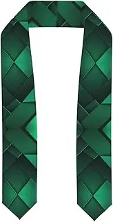 [EdWal] black and gold geometric print Graduation Stole and Sash Class for Unisex Adult Honor Stole Honor Stole of 2025
