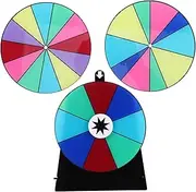 FELTECHELECTR Multipurpose Decision Wheel Toy Portable Roulette Wheel Set for Contests Lucky Giveaways and Team Challenges