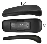 Replacement Office Task Chair Armrest Arm Pads - Pair - R-S4624-1-Pair