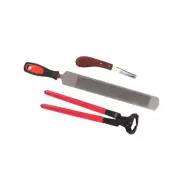 3x Horse Hoof Rasp Farrier Tools for Horses, Cows, Sheep, Horse Hoof File