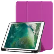 MCC iPad 10.2" 2020 8th Gen Smart Case Cover Apple Pencil Slot iPad8 [Purple]