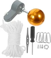 BESPORTBLE 1 Set Heavy Duty Flagpole Accessories with Ball Durable Flagpole Rope Easy Installation Tools for Outdoor Flag Setup