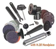 FOREDOM ANGLE GRINDER KIT AK69130 WITH #30 HANDPIECE & ACCESSORIES - 2" WHEELS
