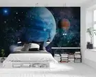 3D Planet Universe Space Self-adhesive Removeable Wallpaper Wall Mural