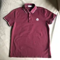 在飛比找Yahoo!奇摩拍賣優惠-[品味人生]保證正品 Moncler 酒紅色  經典 網眼 