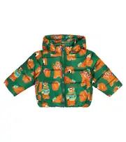 [Stella McCartney Kids] Stella McCartney Kids Baby printed hooded puffer jacket M 3 multicoloured