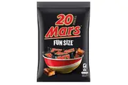 2 x Mars Milk Chocolate Bar Fun Size Party Share Bag 20 Pieces 320g