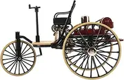 ibasenice Vintage Car Model Metal Models Vintage Decor Adult Arts and Crafts Bicycle Statue Tricycle Statue Retro Rickshaw Figurine Miniature Tricycle Model Desktop Tricycle Ornament Bike