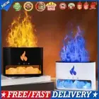 Himalayan Salt Lamp Scent Diffuser Fireplace Fire Flame Air Diffuser Humidifier