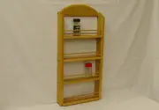 Personalized Oak 4-shelf Spice Rack