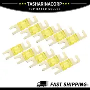 Universal Piece of 10 120A AFS Mini ANL Fuse Replacement Electrical Protection