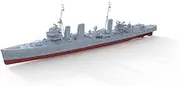 LFC300607S-A 1/300 Military Model Kit WWII British Emerald Class Enterprise (D52) 1944 Cruiser Warship Ship Full Hull
