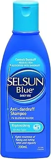 Selsun Blue Replenishing Anti-dandruff Shampoo, Fights Dandruff While Keeping Your Hair Feeling Soft, 200ml