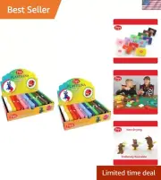 Plastilina Reusable and Non-Drying Modeling Clay Gift Set; Set of 48 Bars, 1....